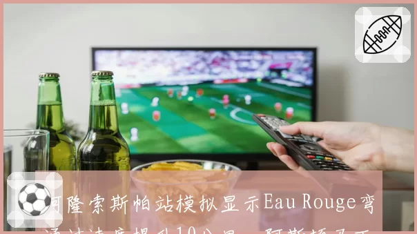 阿隆索斯帕站模拟显示Eau Rouge弯通过速度提升10公里，阿斯顿马丁预测其主场可进前六
